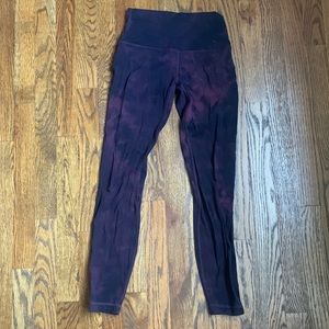 Lululemon Diamond dye align leggings.  Size 4 length 25”